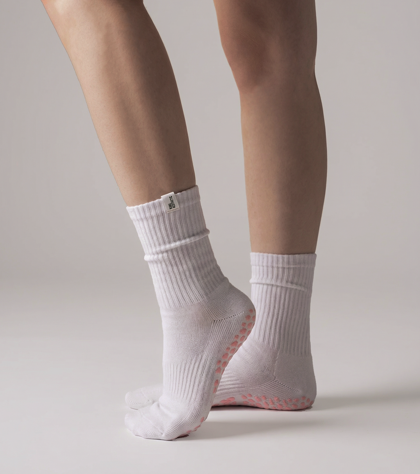 Blush — Double Grip Pilates Socks