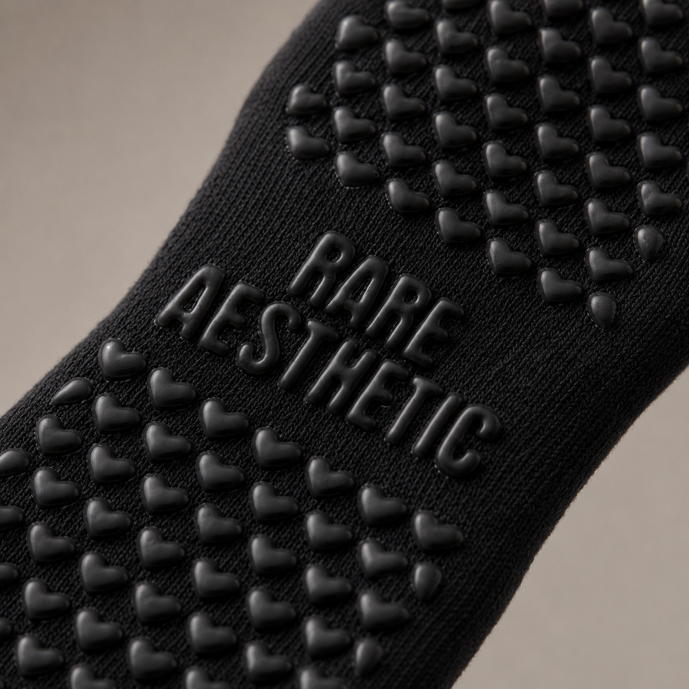 Noir — Double Grip Pilates Socks