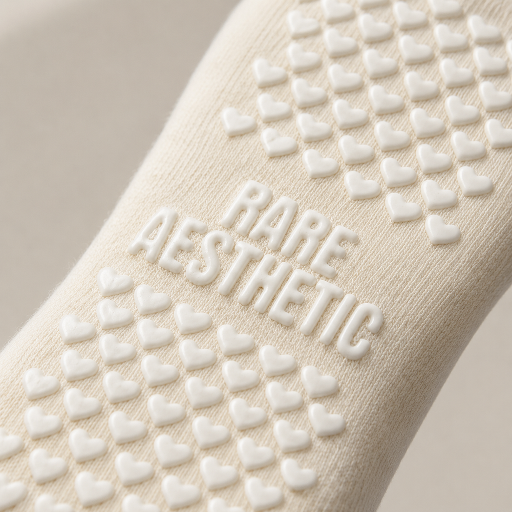 Oat — Double Grip Pilates Socks